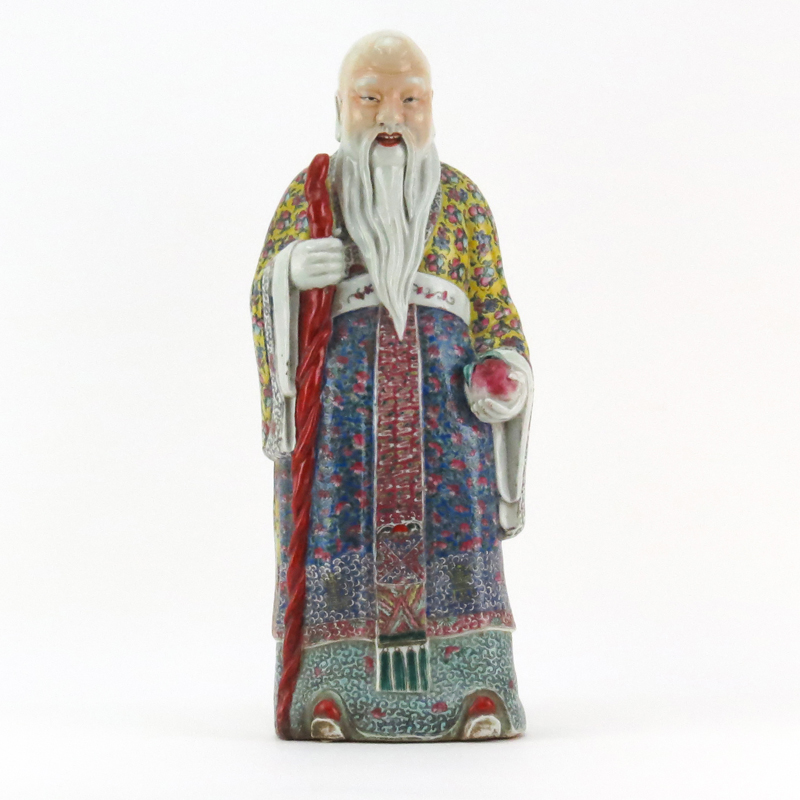 Later 20th Century Chinese Porcelain Immortal Figure