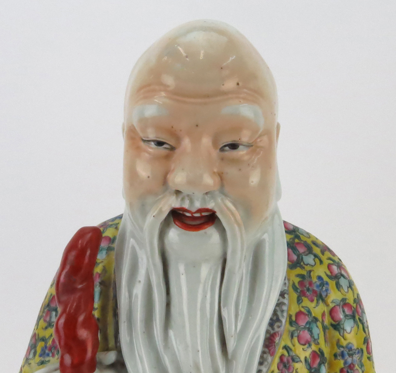 Later 20th Century Chinese Porcelain Immortal Figure