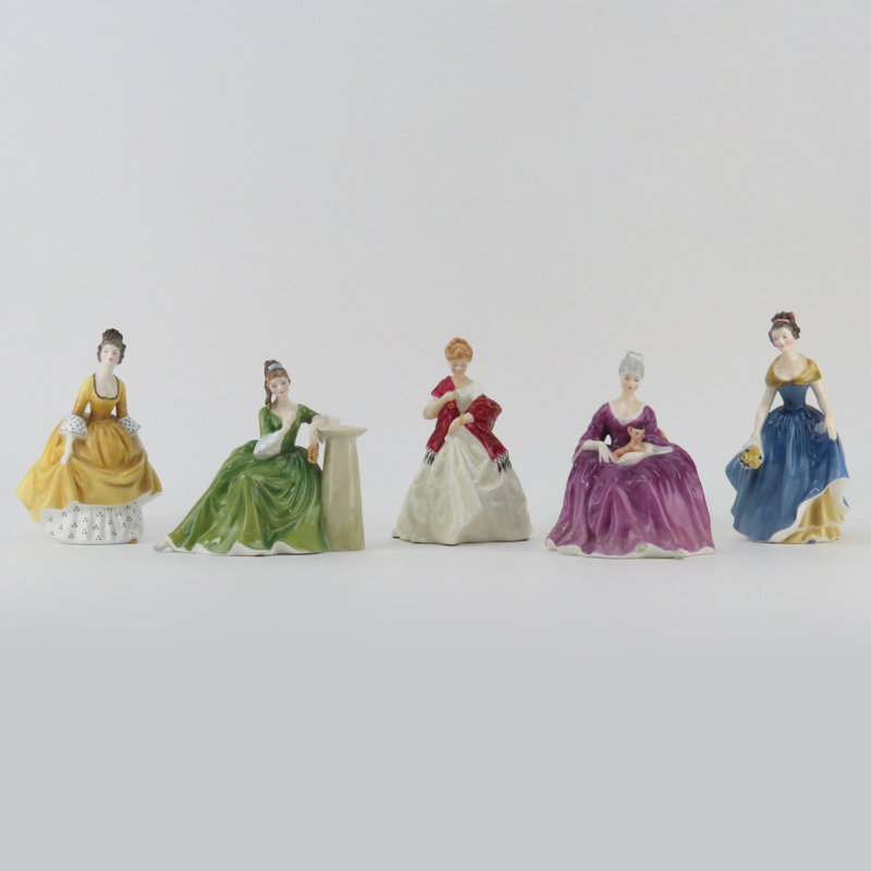 Group of Five (5) Royal Doulton Figurines