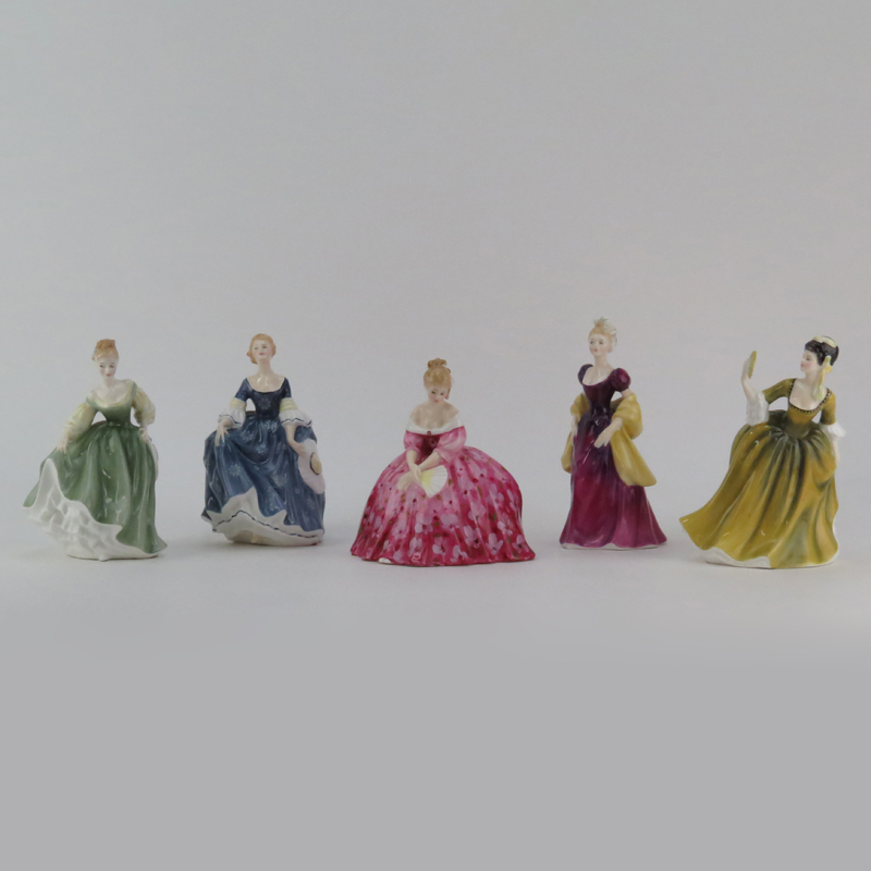 Group of Five (5) Royal Doulton Figurines