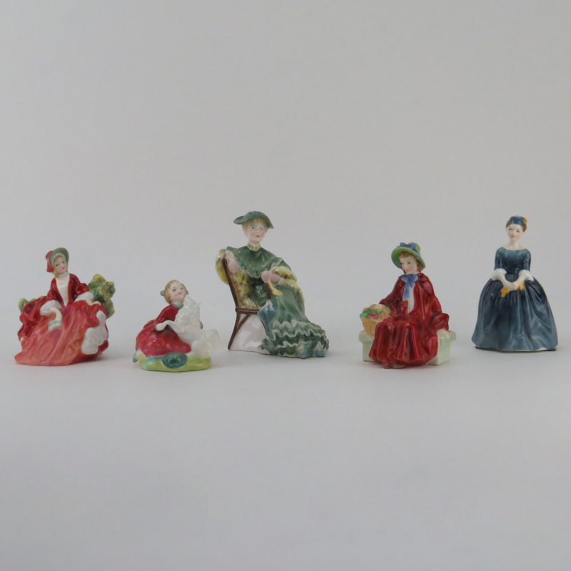 Group of Five (5) Royal Doulton Figurines