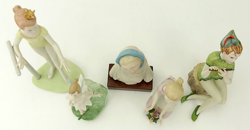 Group pf Five (5) Cybis Bisque Porcelain Figurines