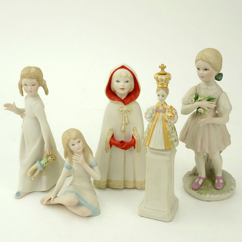 Group pf Five (5) Cybis Bisque Porcelain Figurines