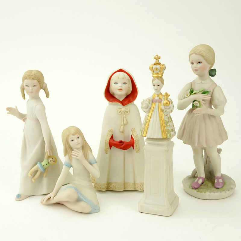 Group pf Five (5) Cybis Bisque Porcelain Figurines