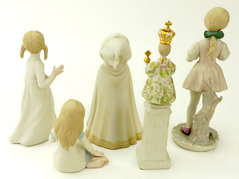 Group pf Five (5) Cybis Bisque Porcelain Figurines