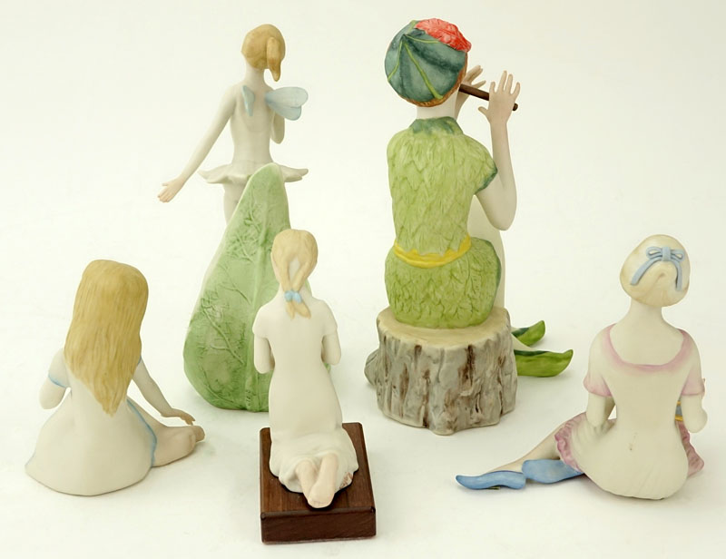 Group pf Five (5) Cybis Bisque Porcelain Figurines