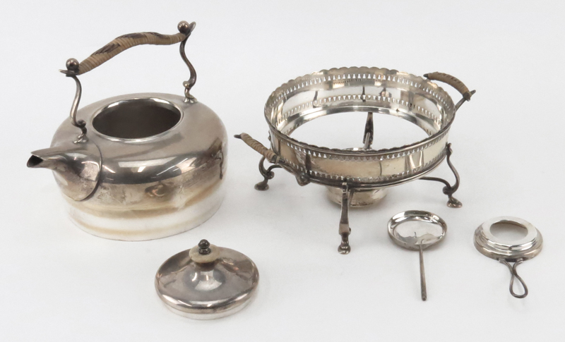 Vintage Sterling Silver Teapot and Warmer