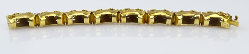 Vintage 18 Karat Yellow Gold Link Bracelet