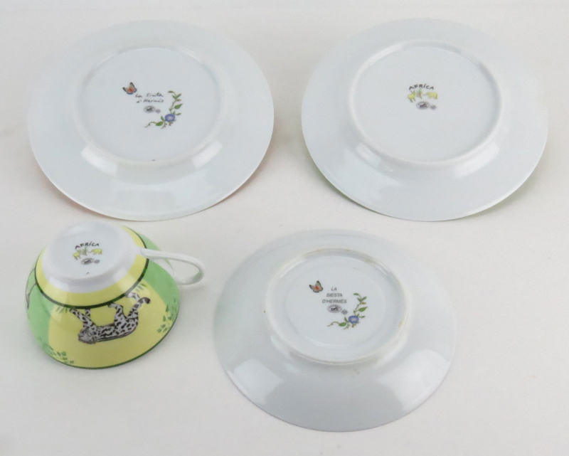 Grouping of Four (4) Hermes Porcelain Tableware