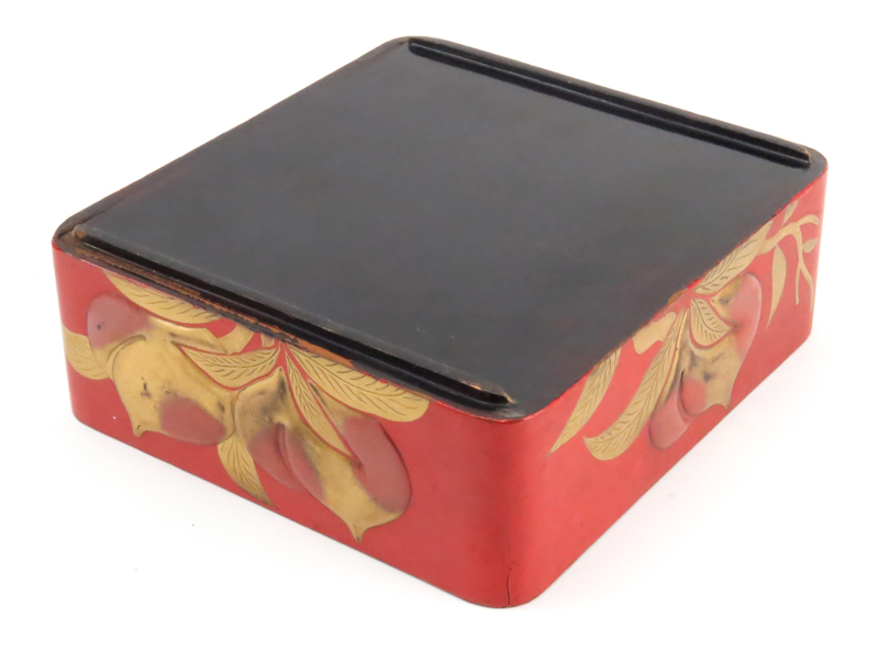 Vintage Japanese Lacquer Stacking Box