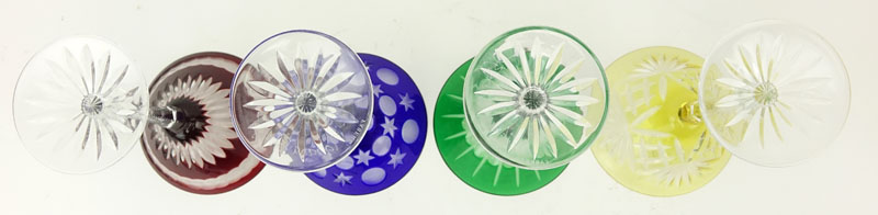 Set of Four (4) Tatiana Faberge "Na Zdorovye" Martini Glasses In Custom Box