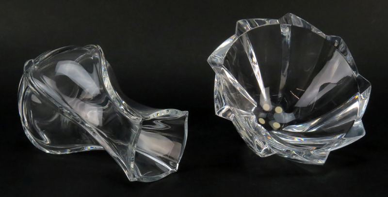 Grouping of Two (2) Baccarat Crystal Tablewares