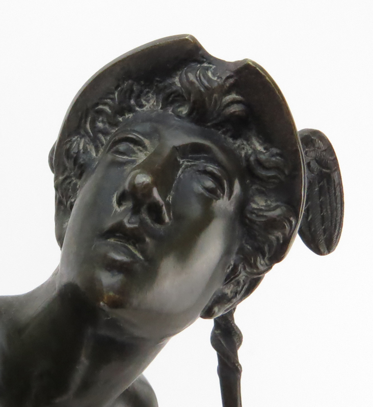 After: Jean "Giambologna" Boulogne, Italian (1529-1608) "Mercury" Classical Bronze Sculpture