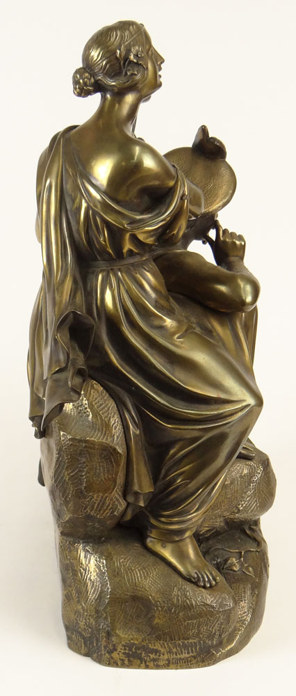 Romantic style Gilt Bronze Sculpture