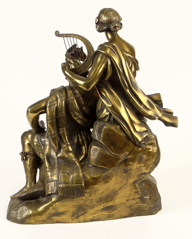 Romantic style Gilt Bronze Sculpture