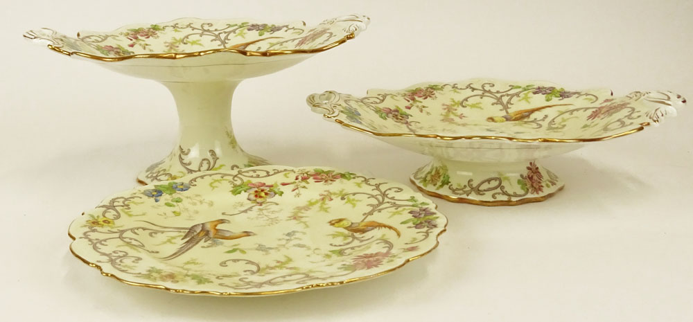 Eighteen (18) Piece Cauldon English Dessert Set