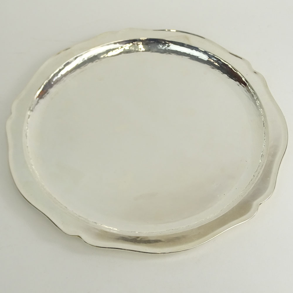 Silver Plate Round Tray