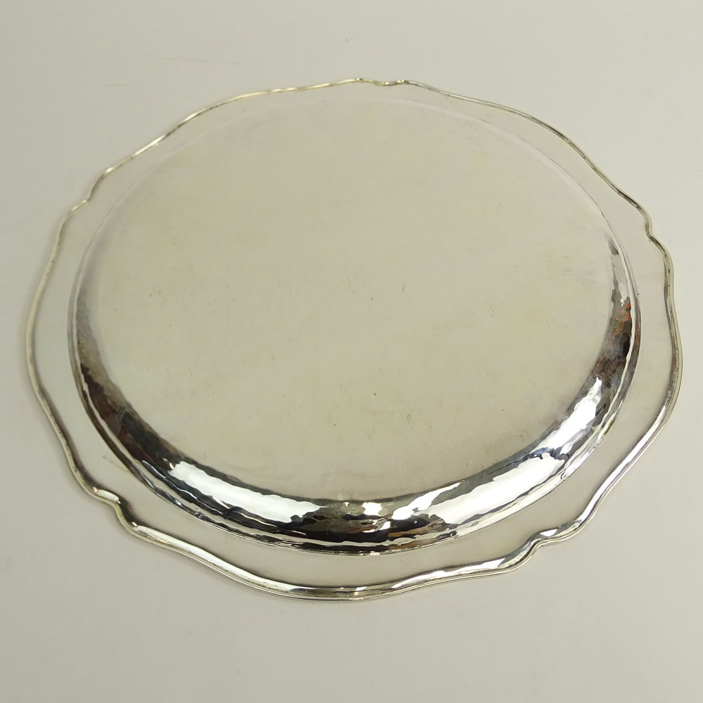 Silver Plate Round Tray