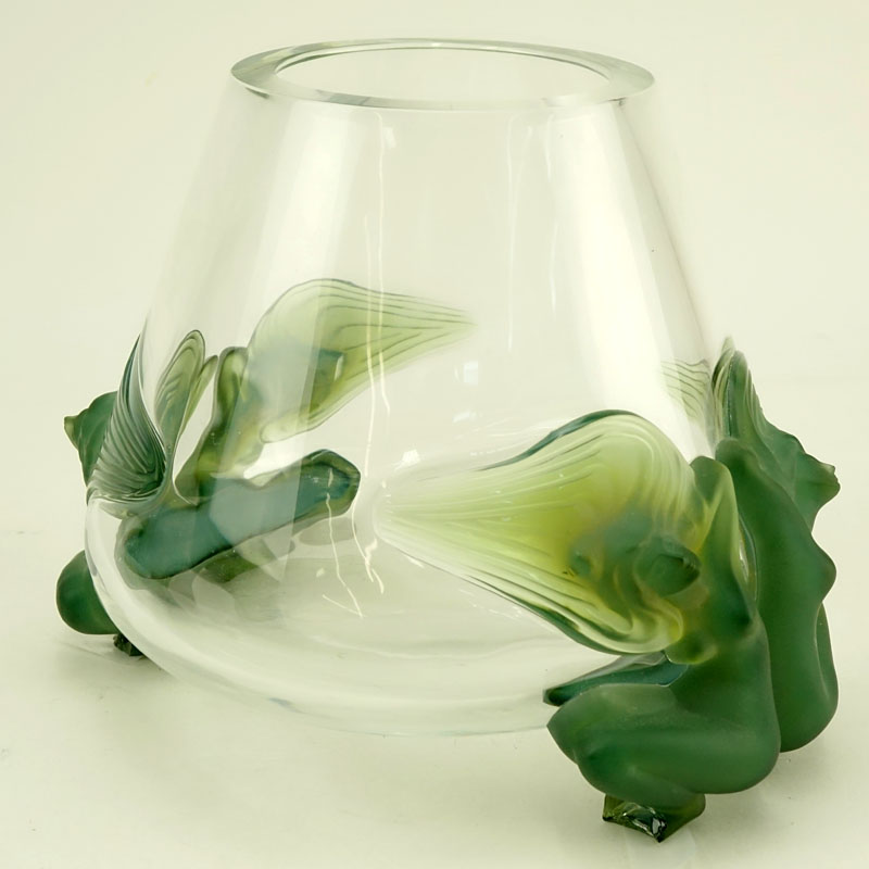 Lalique "Antinea" Crystal Vase