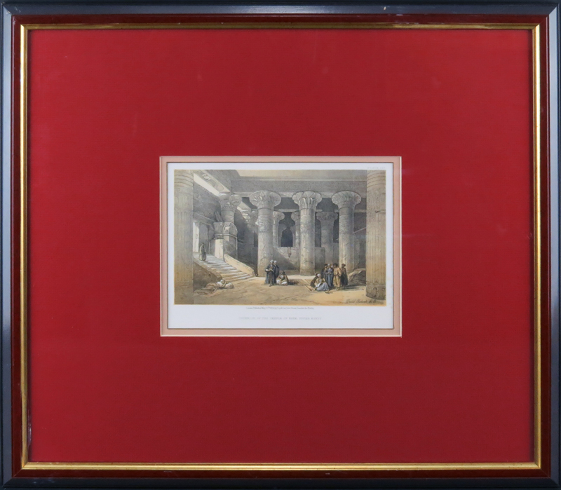 After: David Roberts, Scottish (1796-1864) Two (2) Lithographs Signed in the Plate