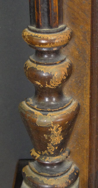 19th Century Vienna Regulator Rosewood Wall Clock with Porcelain Dial and Ornate Gilt Metal Pendulum