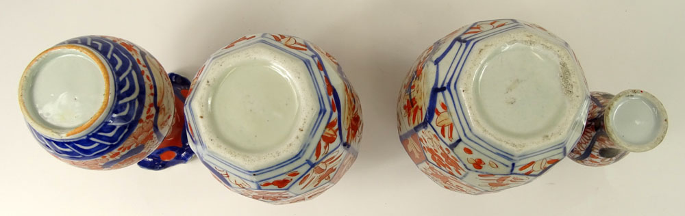 Lot of Four (4) Japanese Imari Porcelain Vases