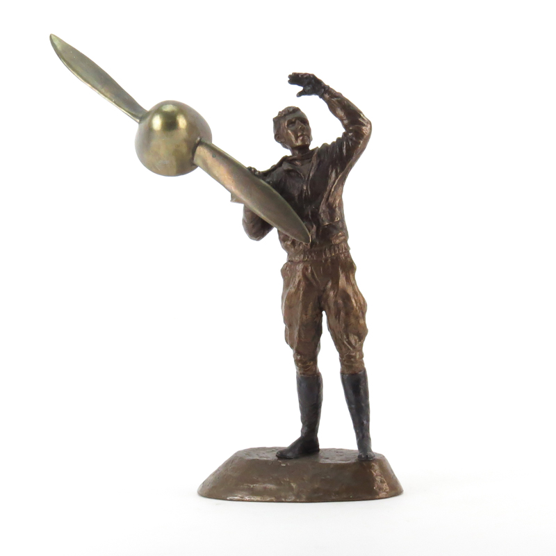 Mark Hopkins, American (20/21st century) Limited Edition "Flight of the Spirit" Bronze Sculpture