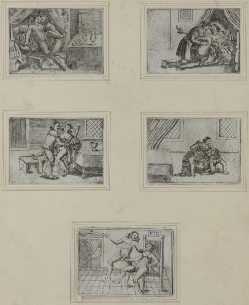 Collection of Ten (10) 18/19th Century French Erotic Etchings