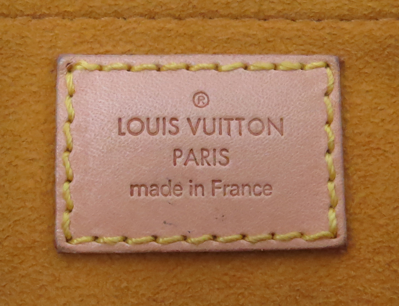 Louis Vuitton Blue Denim Monogram Sac Plat Bag.