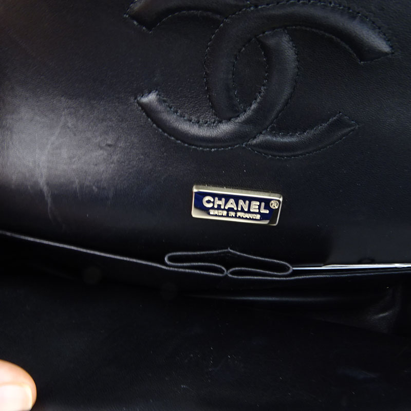 Chanel Charm-Embroidered Tweed Classic Double Flap Bag.