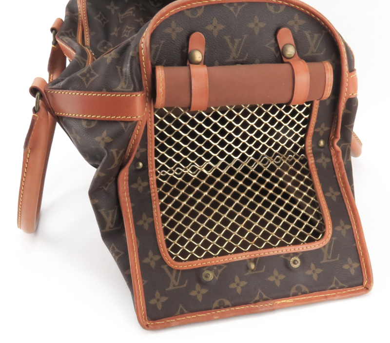 Louis Vuitton Monogram Pet Carrier.