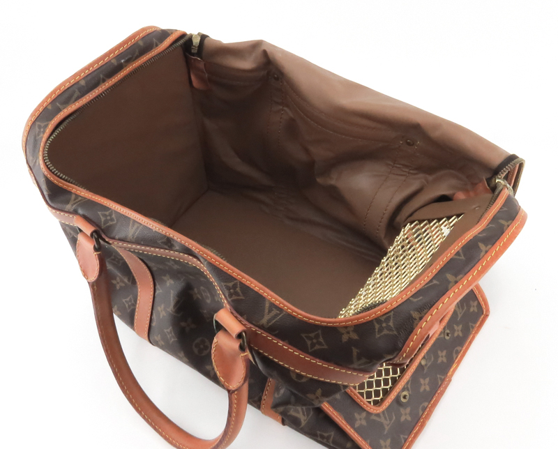 Louis Vuitton Monogram Pet Carrier.