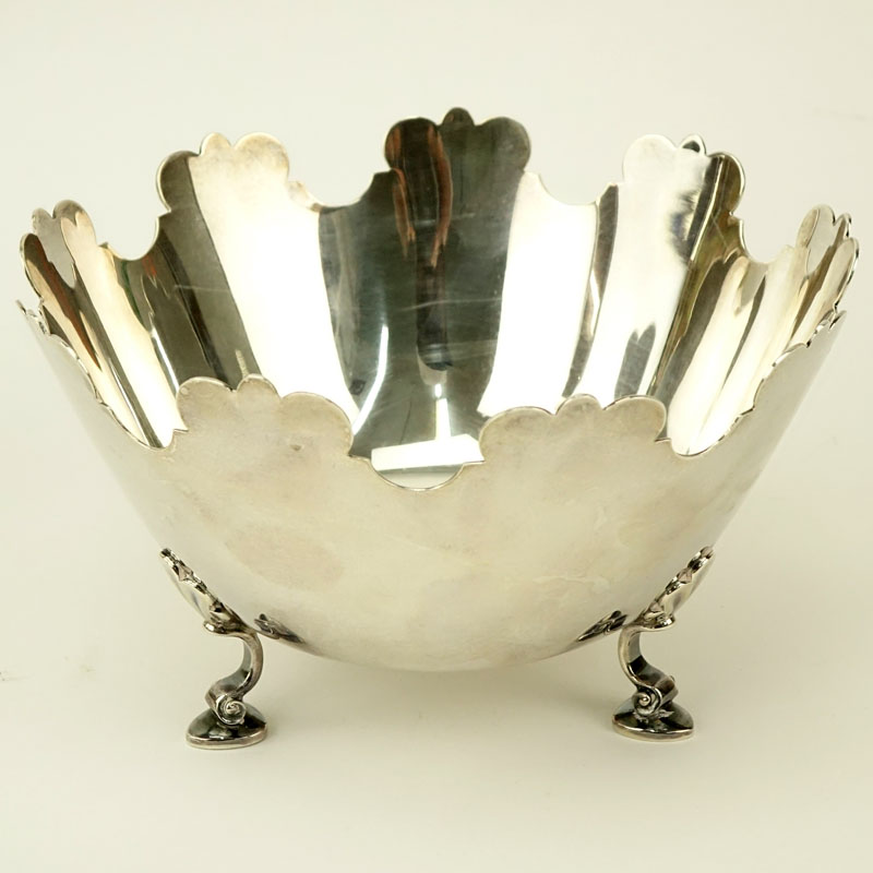 Tiffany & Co Sterling Silver Footed Bowl.