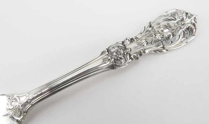 Eighty Four (84) Piece Reed & Barton "Francis I" Sterling Silver Flatware.