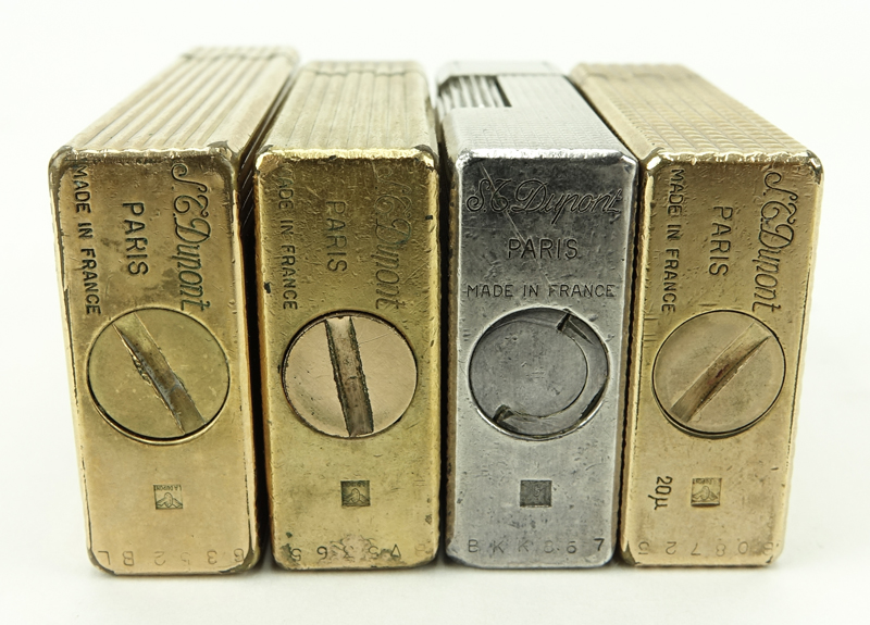 Collection of Four (4) S.T. Dupont Lighters.