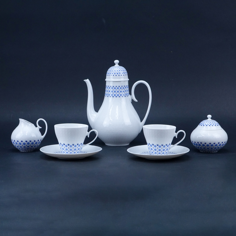 Five 95) Piece Rosenthal "Romanze" Coffee Set. 