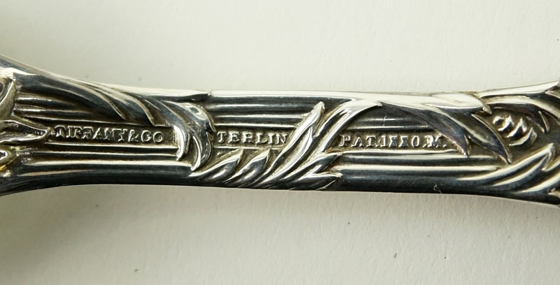 Tiffany & Co Service for Six "Chrysanthemum" Sterling Silver Flatware.