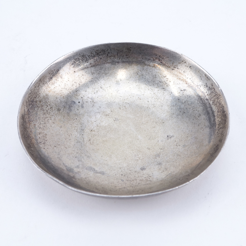 Vintage William Spratling, Mexico Sterling Silver Nut Dish. 