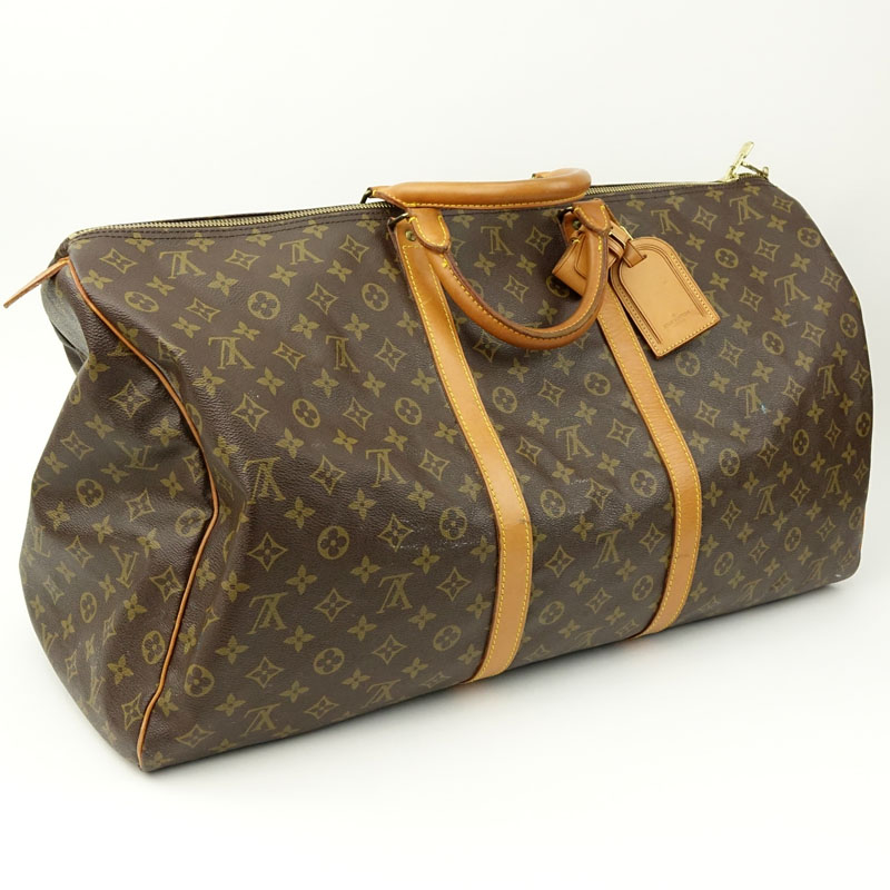 Louis Vuitton Keepall 50 Duffle Weekender Bag.