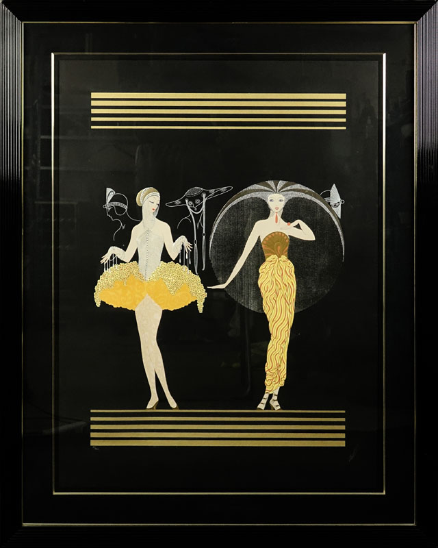 Erte, Russian/French (1892-1990) "Morning Day" Limited Edition Serigraph.