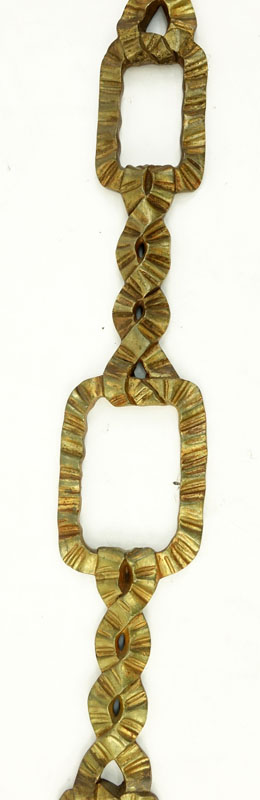 Antique French Bronze Ribbon and Bow Applique.