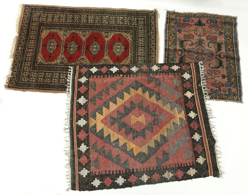 Collection of Three (3) Semi-Antique Rugs.