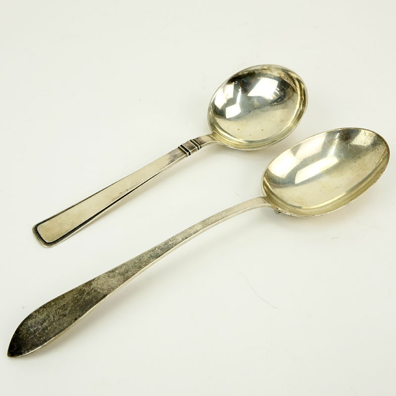 Grouping of Two (2) Sterling Silver Serving Spoons.