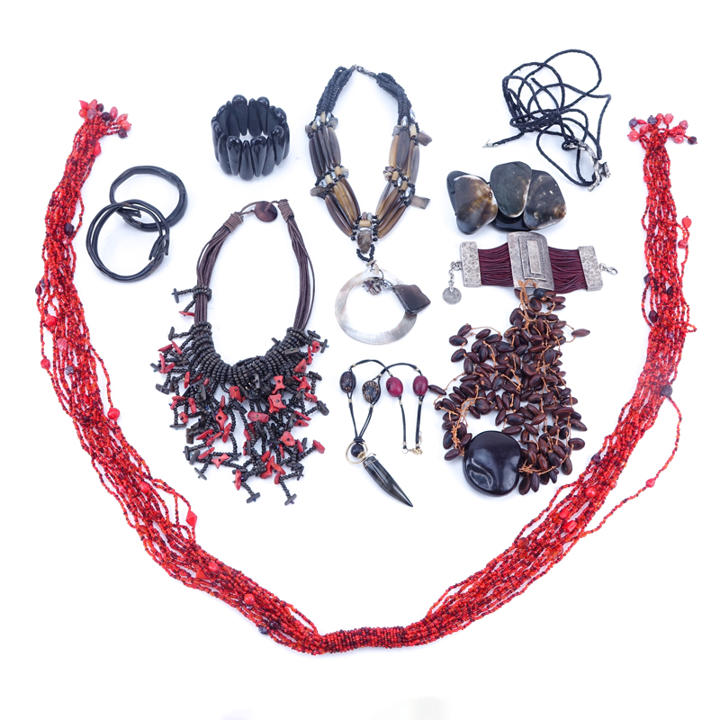 Eleven (11) Piece BOHO Costume Jewelry Lot.