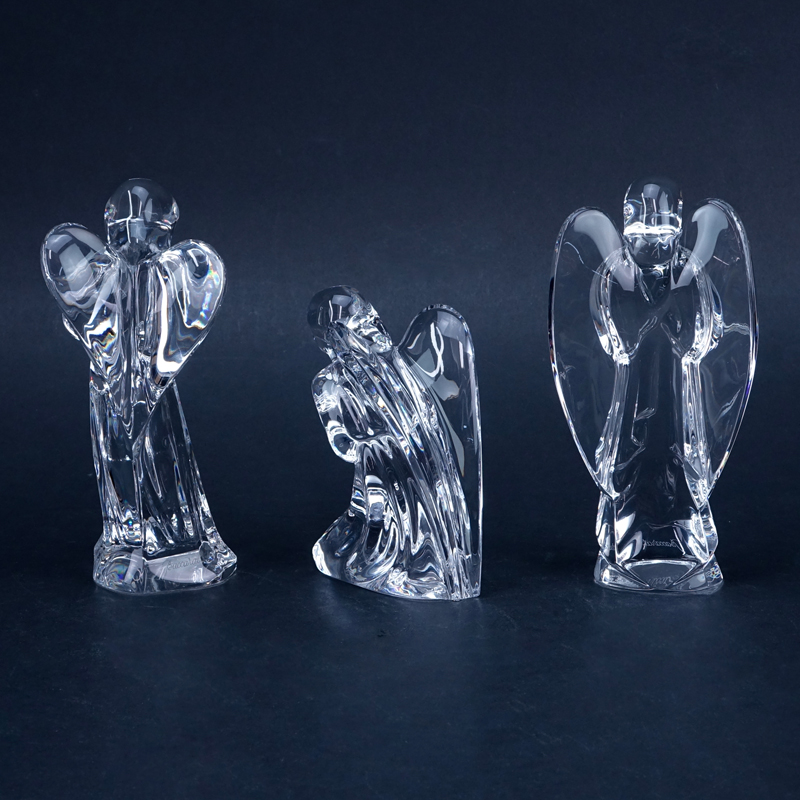 Collection of Six (3) Baccarat Crystal Figurines.