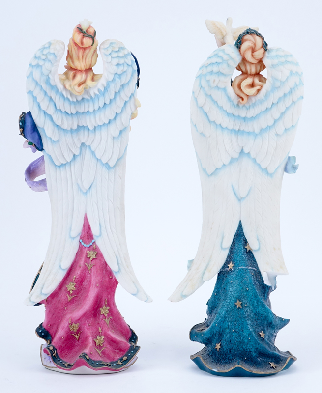 Collection of Two (2) Lenox Angel Figurines.