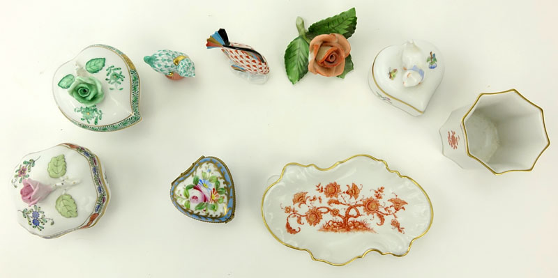 Collection of Nine (9) Porcelain Tableware.