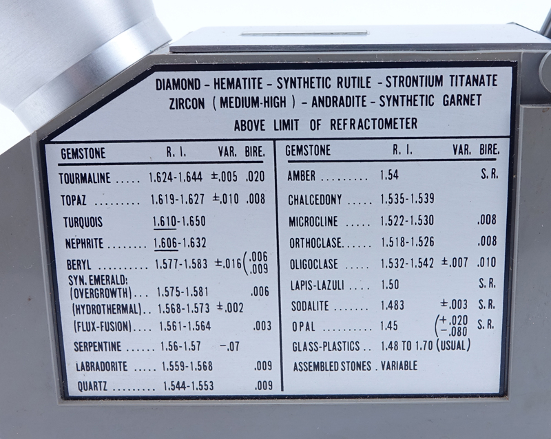 GIA Gem Instruments Duplex II Refractometer.