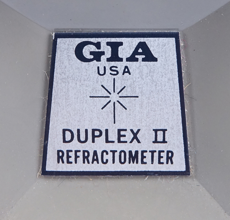 GIA Gem Instruments Duplex II Refractometer.