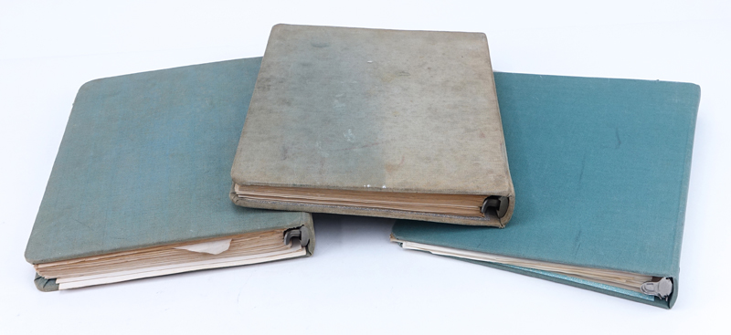 Three 1950's GIA Notebooks. Includes, Diamonds Text and Assignment book.